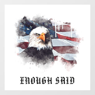 *~* Patriotic USA Flag American Bald EAGLE AP16