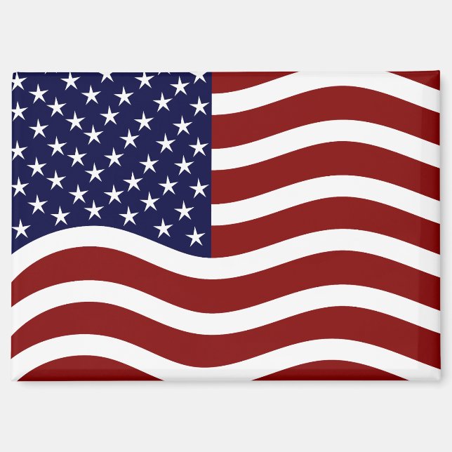 Patriotic USA flag magnet for any surface (Front)