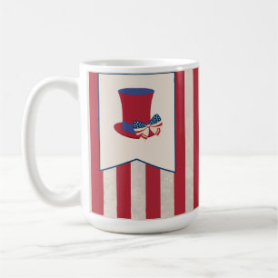 Patriotic USA Flag Mug   American Pride Coffee Cup