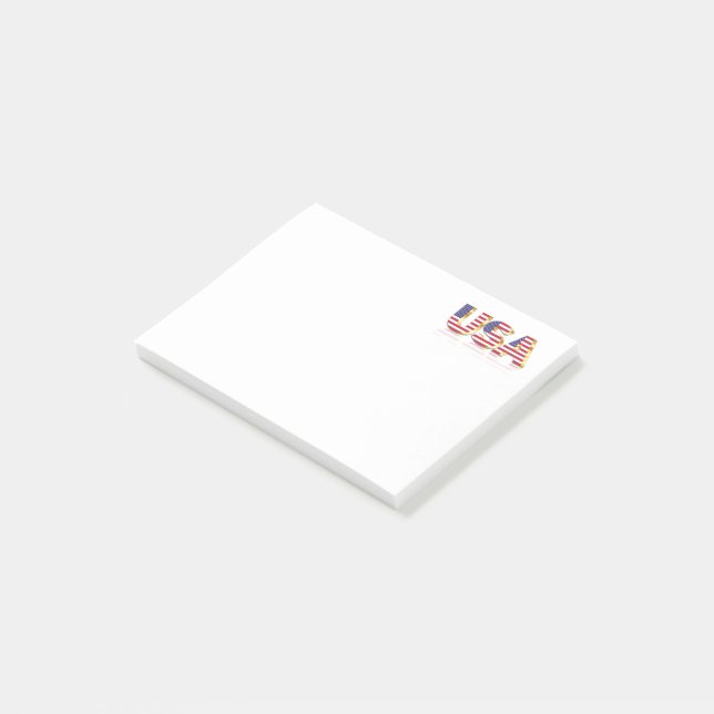 Patriotic USA Flag Post-it® Notes (Angled)