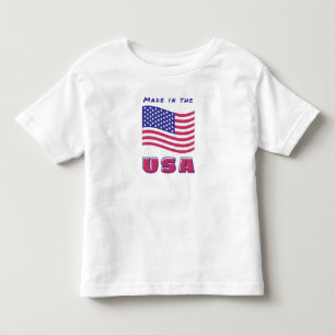 Patriotic USA Flag Toddler T-Shirt