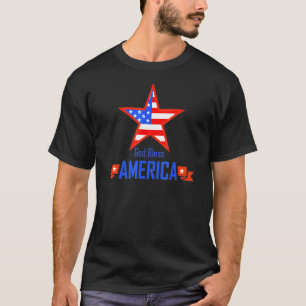 Patriotic Usa - God Bless America T-Shirt