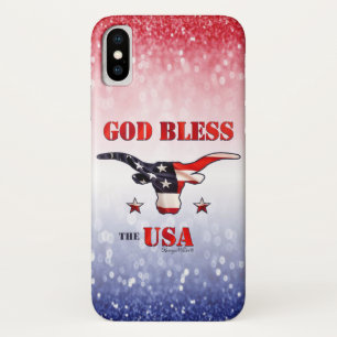 Patriotic USA - Longhorn Steer Case-Mate iPhone Ca Case-Mate iPhone Case