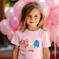 Patriotic USA Love Popsicle T-Shirt