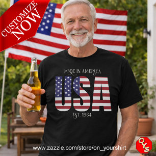 Patriotic USA Made in America T-Shirt