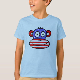 Patriotic USA Monkey T-Shirt