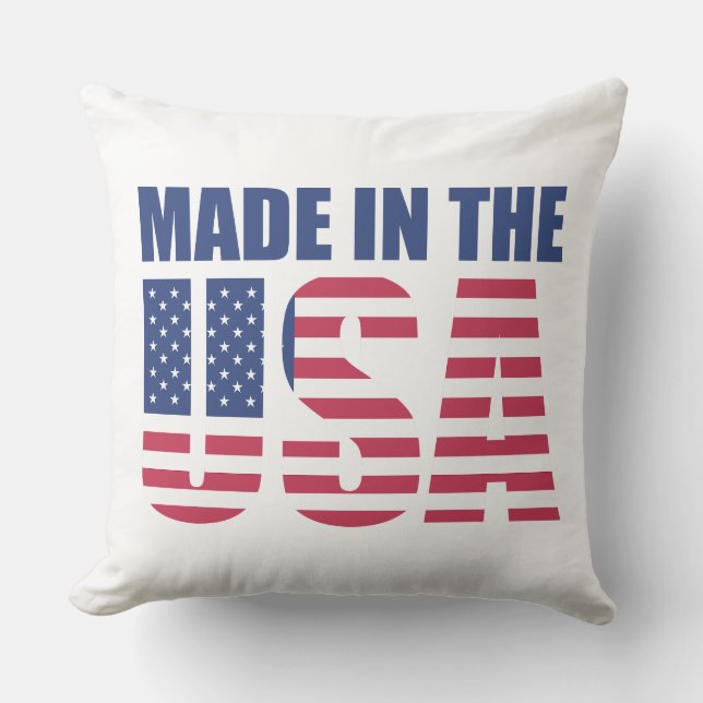 Patriotic USA Pillow (Front)