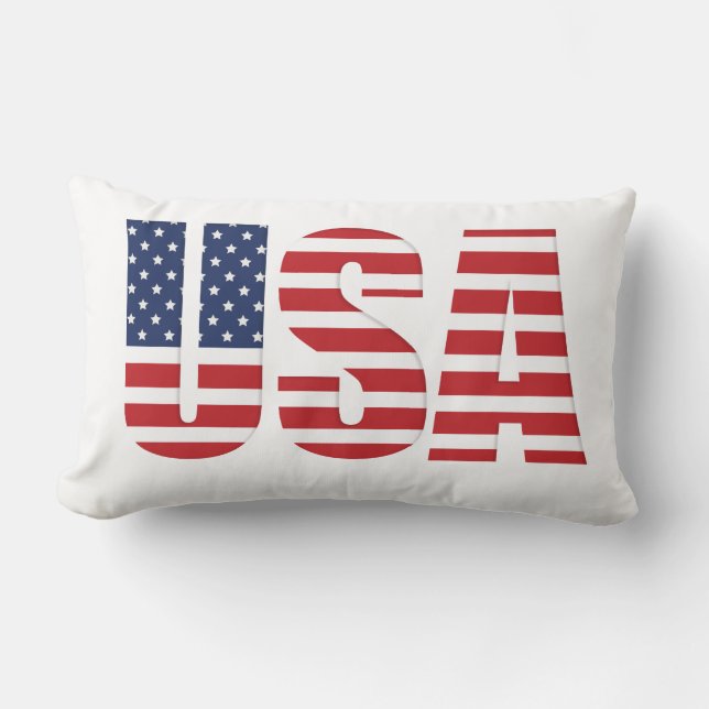 Patriotic USA Pillow (Front)
