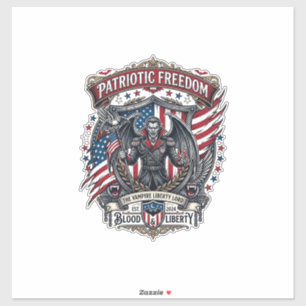 Patriotic Vampire Liberty Lord Horror Monster Patr