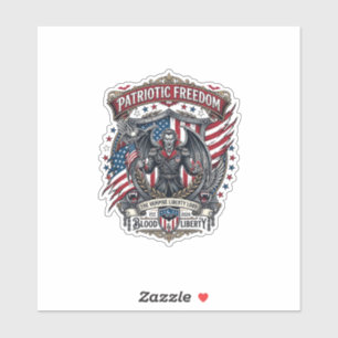 Patriotic Vampire Liberty Lord Horror Monster Patr
