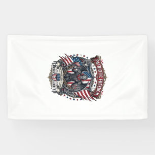 Patriotic Vampire Liberty Lord Horror Monster Patr Banner