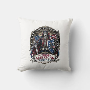 Patriotic Vampire Liberty Lord Horror Monster Patr Cushion