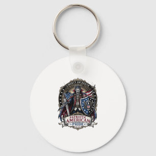 Patriotic Vampire Liberty Lord Horror Monster Patr Key Ring