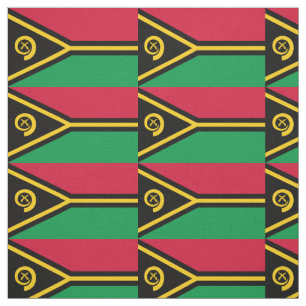Patriotic Vanuatu Flag Fabric