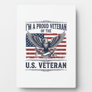 Patriotic Veteran Eagle Vintage Engraving Shirt De Plaque