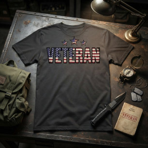 Patriotic Veteran USA T-Shirt