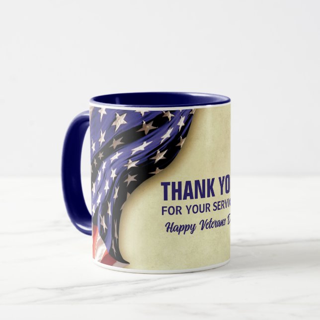 Patriotic VETERANS DAY  Mug (Front Left)