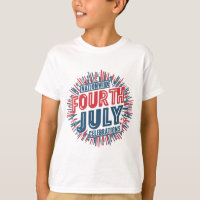 Patriotic Vibes: Fourth of July T-Shirt 