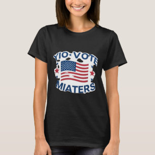 Patriotic Vote S Design With American Flag And Sta T-Shirt