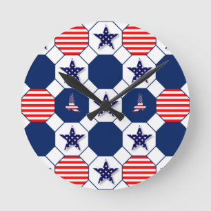 Patriotic Wall Clock