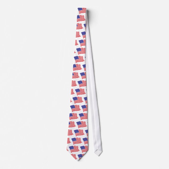 Patriotic Wedding Tie (Front)