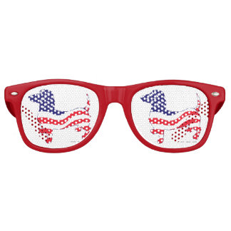 Patriotic-Weiner Retro Sunglasses