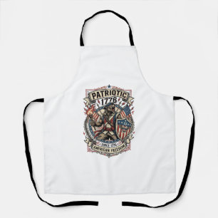 Patriotic Werewolf Patriot Horror Monster Patriot Apron
