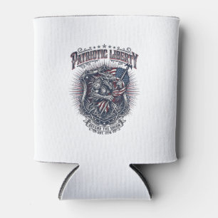 Patriotic Werewolf Patriot Horror Monster Patriot Can Cooler