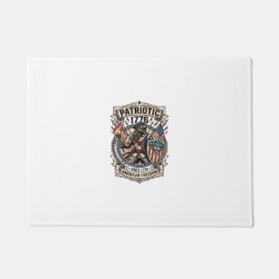 Patriotic Werewolf Patriot Horror Monster Patriot Doormat