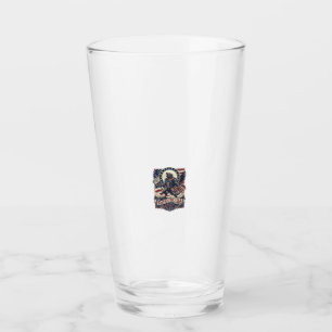 Patriotic Werewolf Patriot Horror Monster Patriot Glass