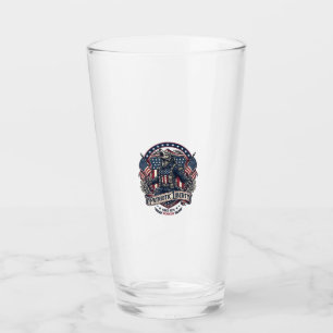 Patriotic Werewolf Patriot Horror Monster Patriot Glass