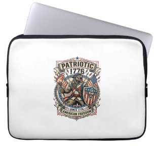 Patriotic Werewolf Patriot Horror Monster Patriot Laptop Sleeve