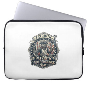 Patriotic Werewolf Patriot Horror Monster Patriot Laptop Sleeve