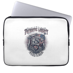 Patriotic Werewolf Patriot Horror Monster Patriot Laptop Sleeve