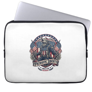 Patriotic Werewolf Patriot Horror Monster Patriot Laptop Sleeve