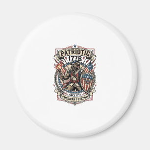 Patriotic Werewolf Patriot Horror Monster Patriot Magnet