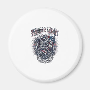 Patriotic Werewolf Patriot Horror Monster Patriot Magnet