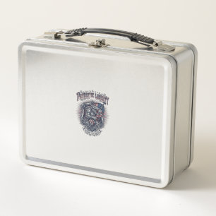 Patriotic Werewolf Patriot Horror Monster Patriot Metal Lunch Box