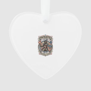 Patriotic Werewolf Patriot Horror Monster Patriot Ornament