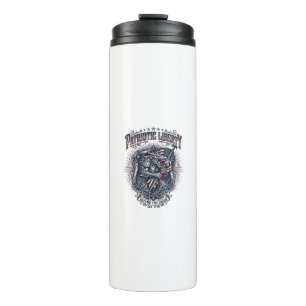 Patriotic Werewolf Patriot Horror Monster Patriot Thermal Tumbler