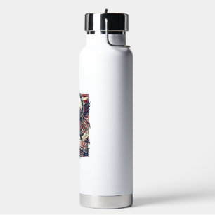 Patriotic Werewolf Patriot Horror Monster Patriot  Water Bottle