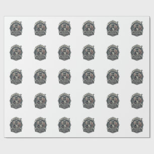 Patriotic Werewolf Patriot Horror Monster Patriot Wrapping Paper