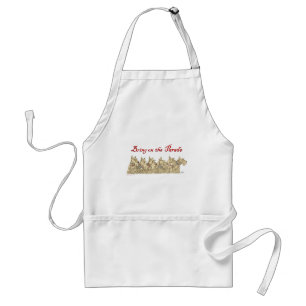 Patriotic Wheaten Scottish Terriers Standard Apron