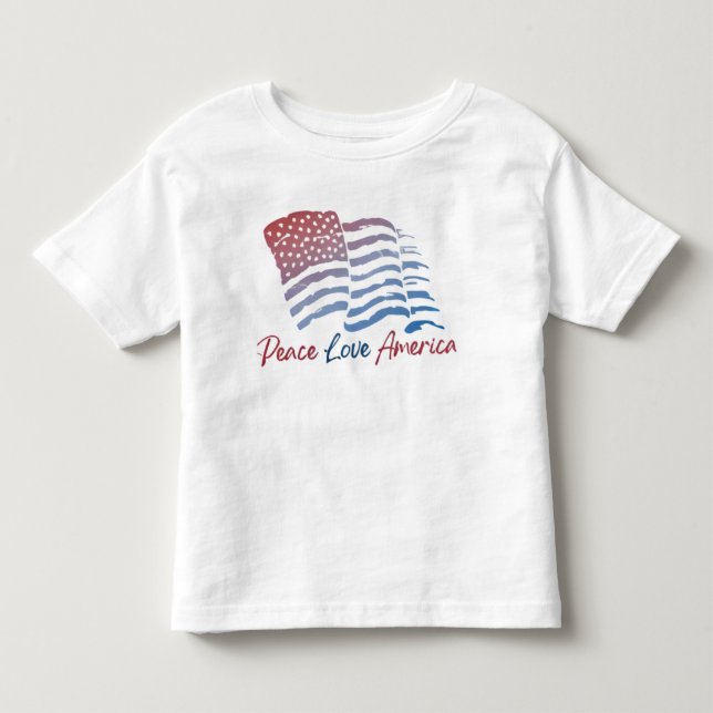 Patriotic White T-Shirt (Front)