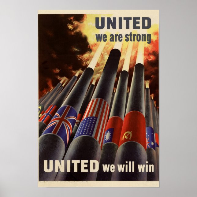 Patriotic World War United Poster (Front)