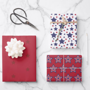 Patriotic  wrapping paper sheet