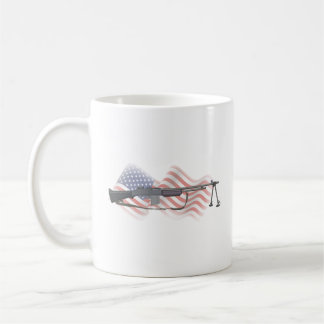 Patriotic WW2 M1918 BAR Coffee Mug