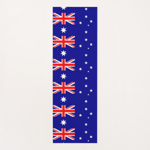 Patriotic Yoga Mats with flag of Australia