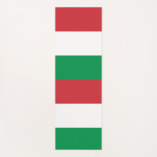 Patriotic Yoga Mats with flag of Italy