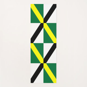 Patriotic Yoga Mats with flag of Monterey, USA